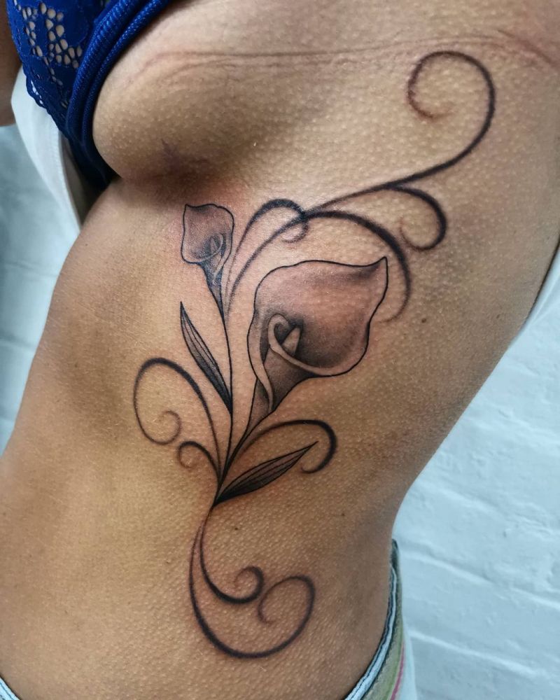 30 Pretty Swirl Tattoos to Inspire You