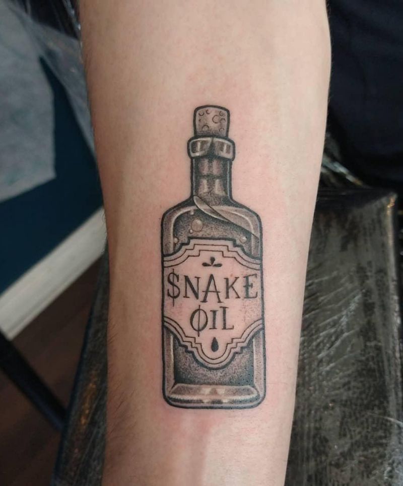 30 Pretty Bottle Tattoos You Will Love