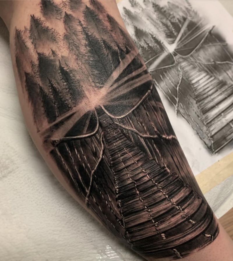 30 Pretty Bridge Tattoos for Your Inspiration