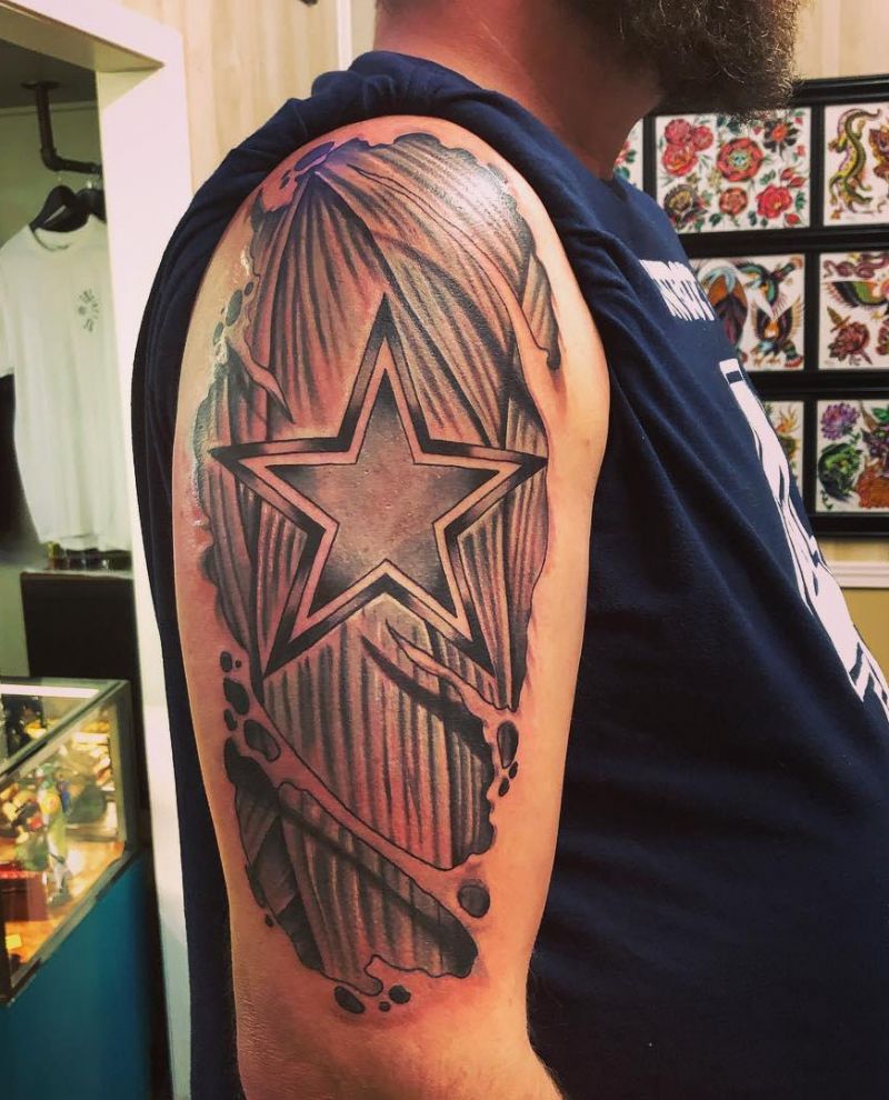 30 Pretty Dallas Cowboys Tattoos You Must Love