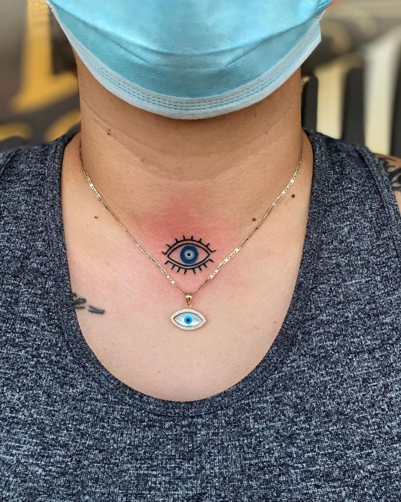 30 Gorgeous Evil Eye Tattoos You Will Love