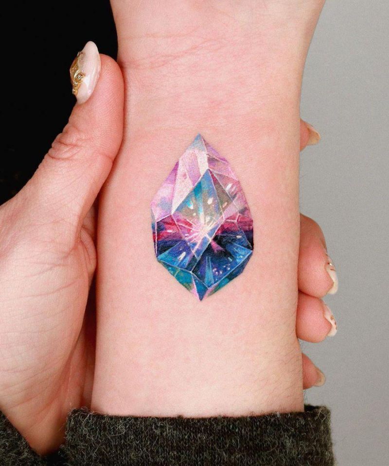 30 Gorgeous Gemstone Tattoos You Must See