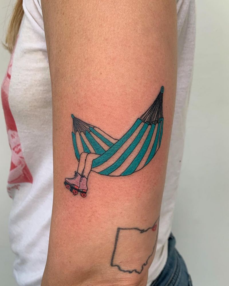 30 Gorgeous Hammock Tattoos You Can Copy