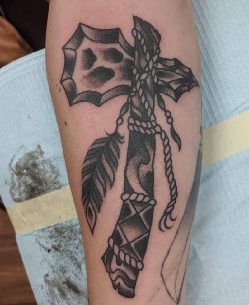 30 Gorgeous Hatchet Tattoos to Inspire You