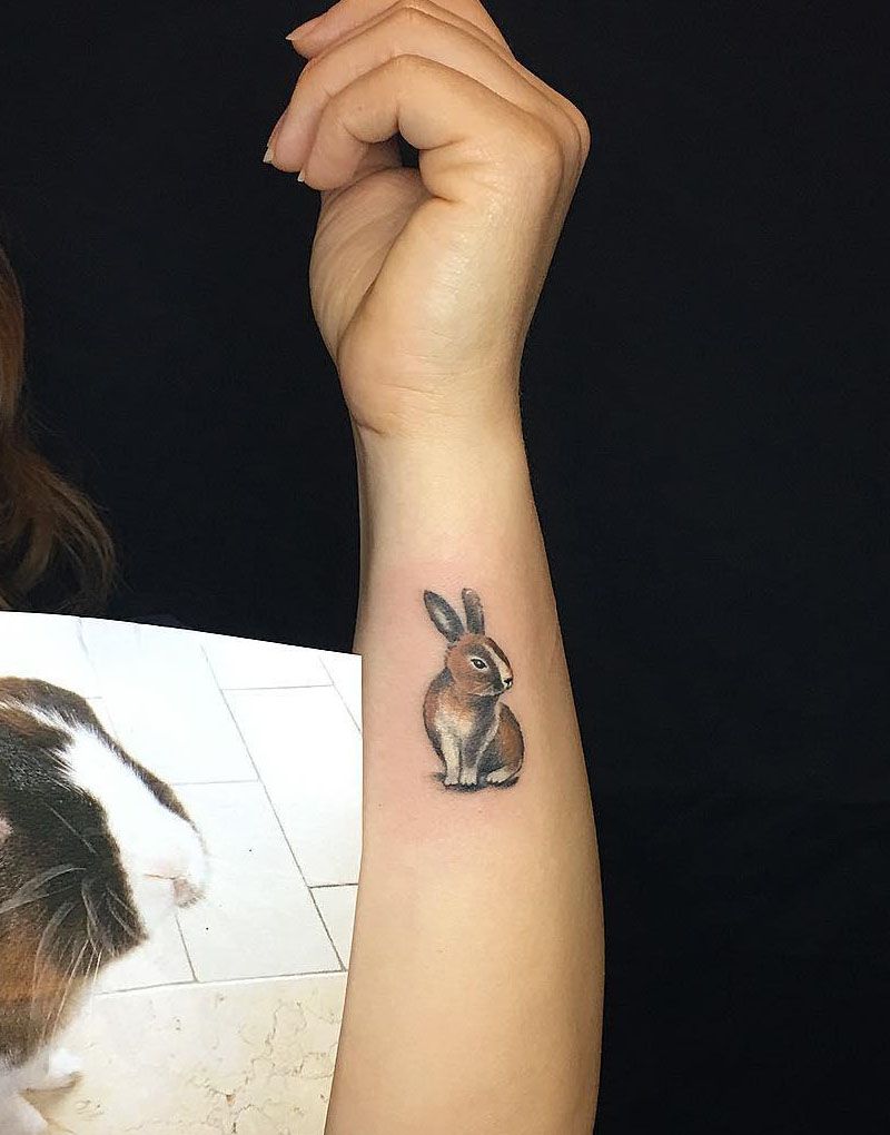 30 Wonderful Rabbit Tattoos Make You Attractive