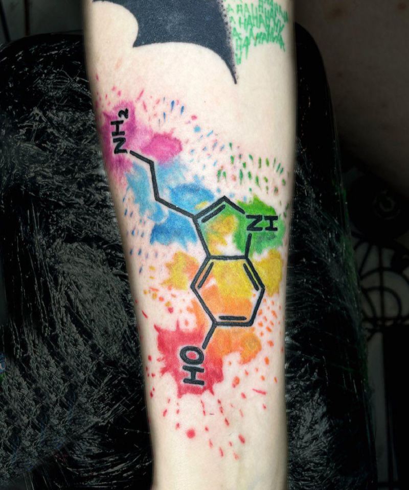 30 Pretty Serotonin Tattoos You Can't Miss