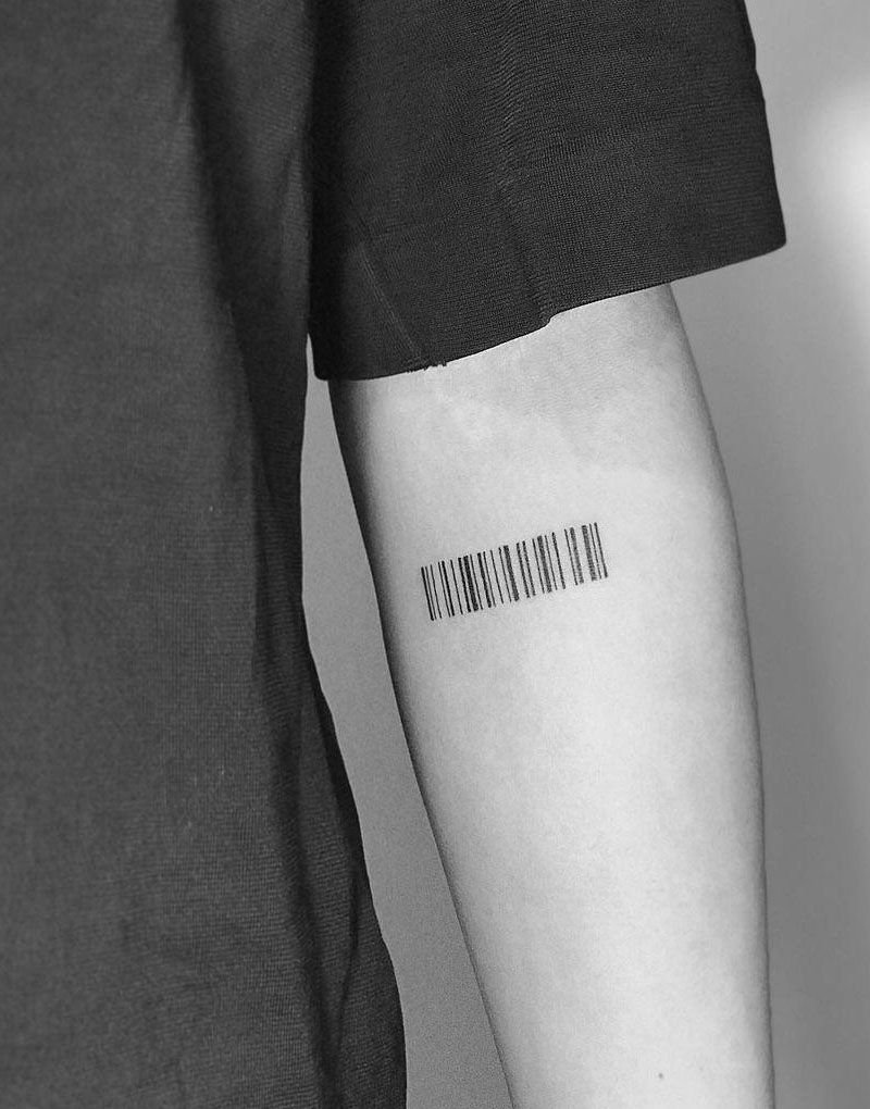 30 Unique Barcode Tattoos You Can Copy