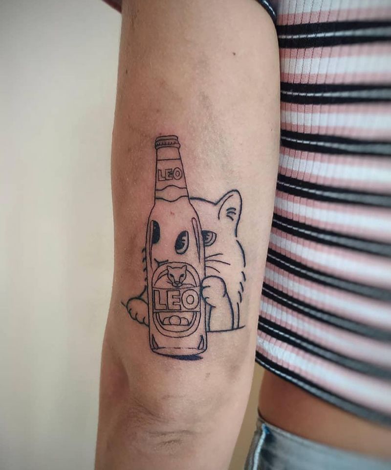 30 Pretty Bottle Tattoos You Will Love