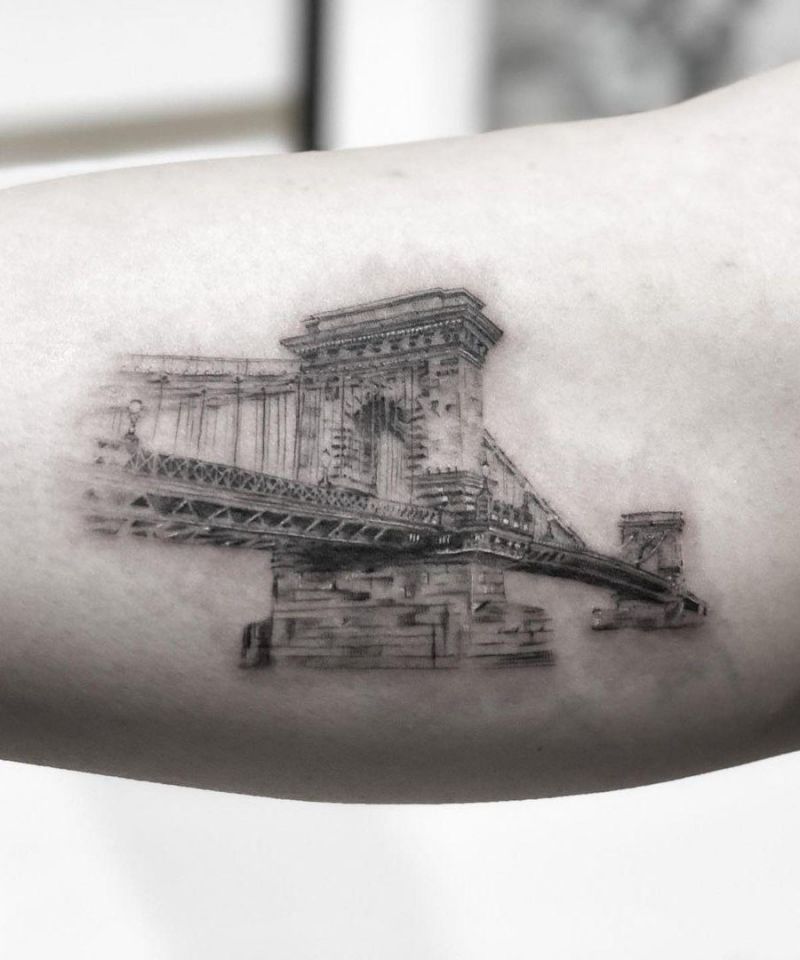 30 Pretty Bridge Tattoos for Your Inspiration