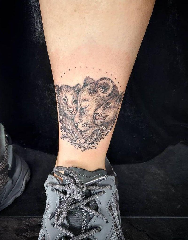 30 Cute Lion Cub Tattoos You Will Love