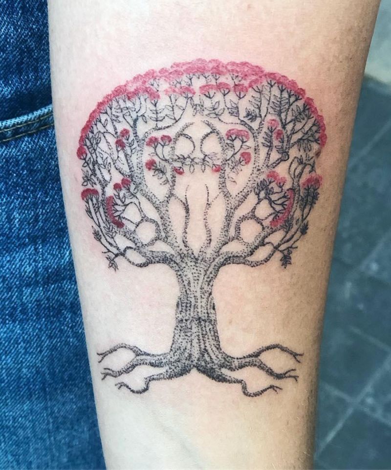 30 Pretty Pohutukawa Tattoos You Can Copy