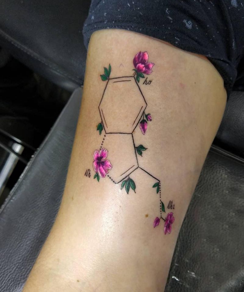 30 Pretty Serotonin Tattoos You Can't Miss