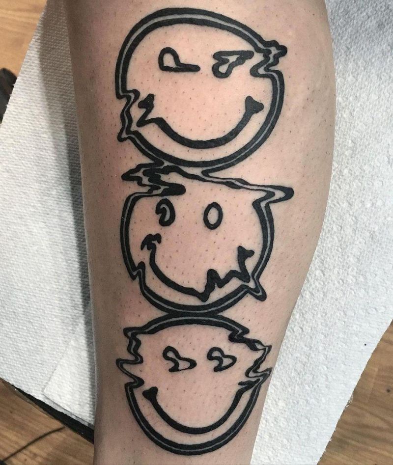 30 Pretty Smiley Face Tattoos You Can Copy