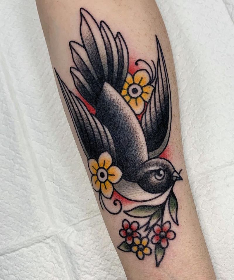 30 Pretty Willy Wagtail Tattoos You Must Love