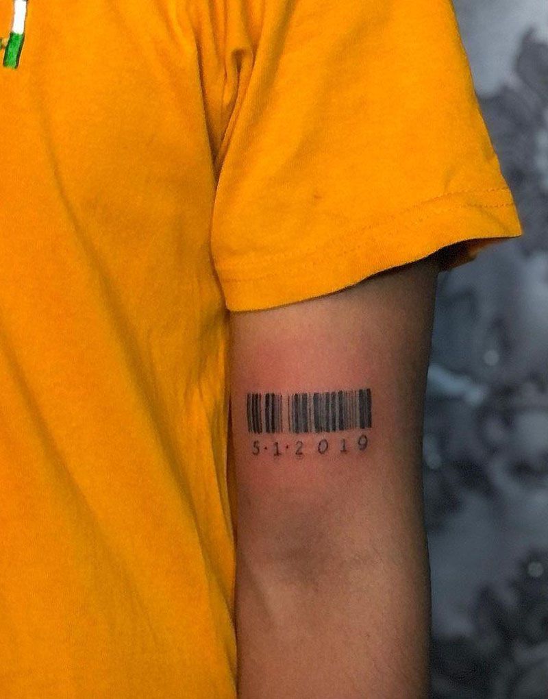 30 Unique Barcode Tattoos You Can Copy