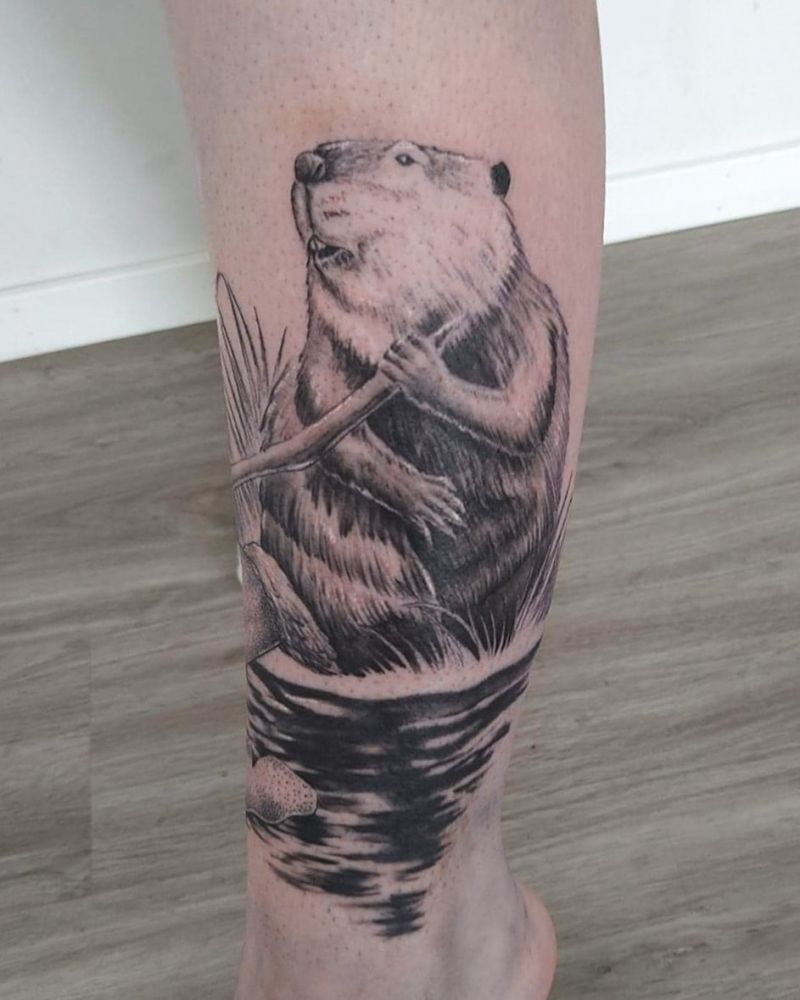 30 Cute Beaver Tattoos You Can’t Miss