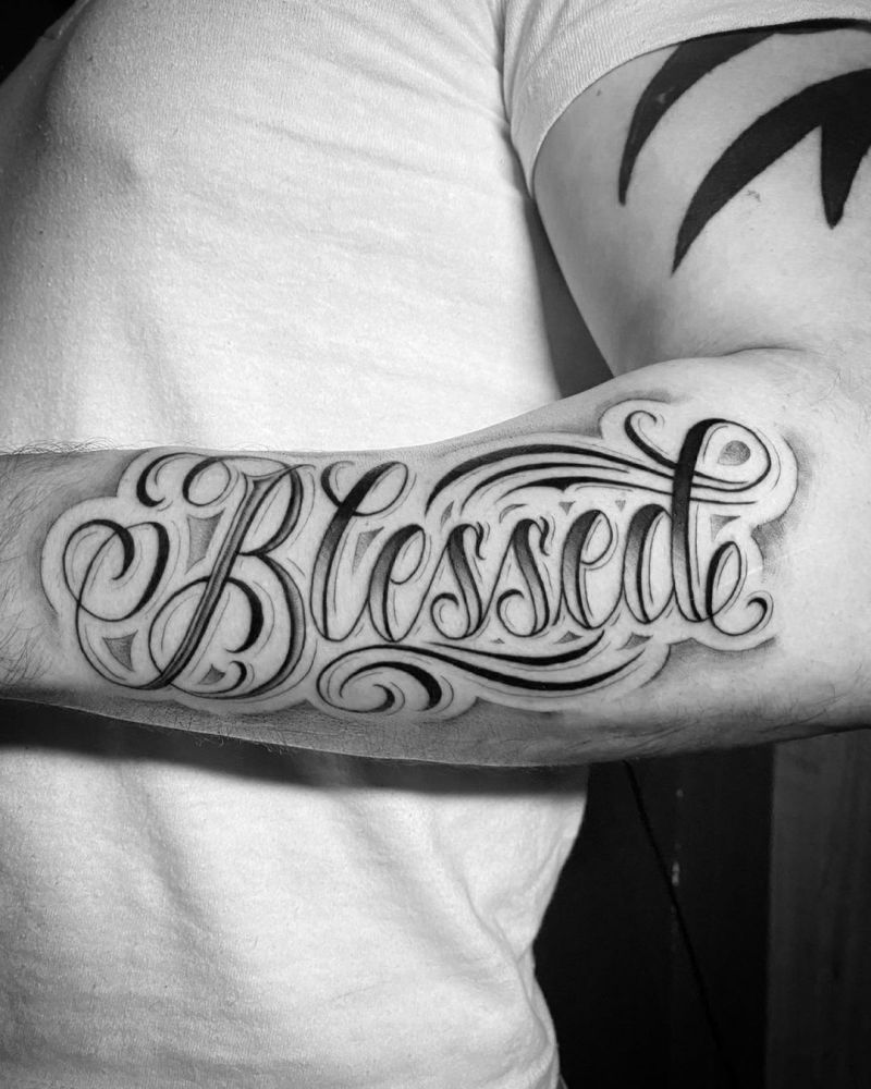 30 Pretty Blessed Tattoos You Can Copy