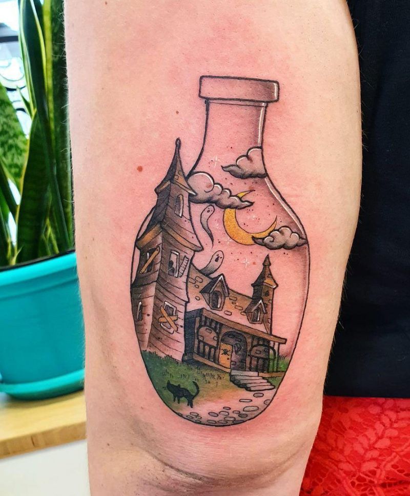 30 Pretty Bottle Tattoos You Will Love