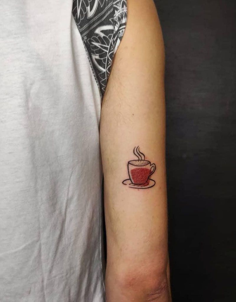 30 Pretty Cup Tattoos You Can’t Miss