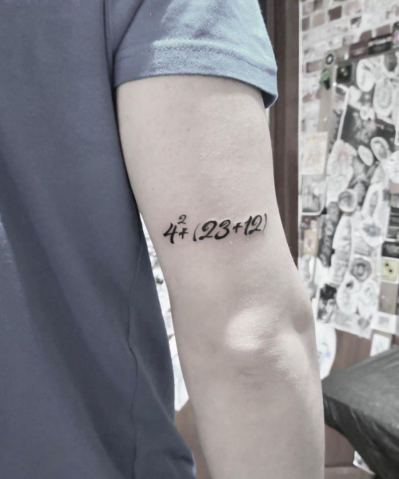 30 Unique Equation Tattoos You Must Try