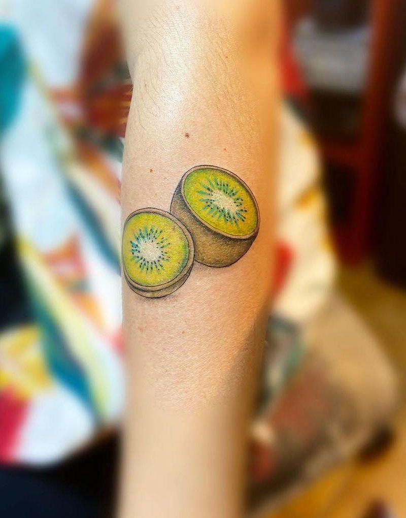 30 Pretty Kiwifruit Tattoos You Will Love