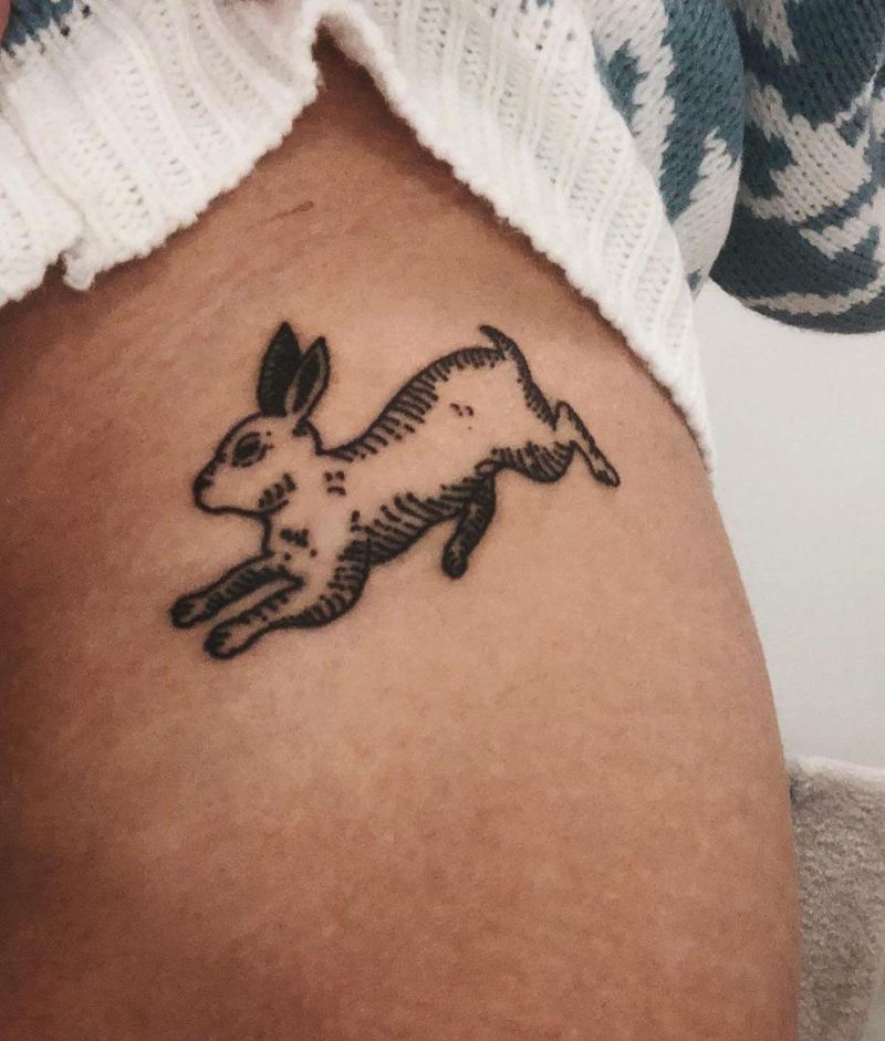 30 Wonderful Rabbit Tattoos Make You Attractive