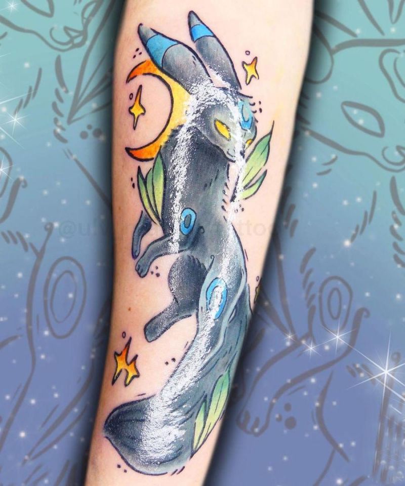 30 Cute Umbreon Tattoos You Must See