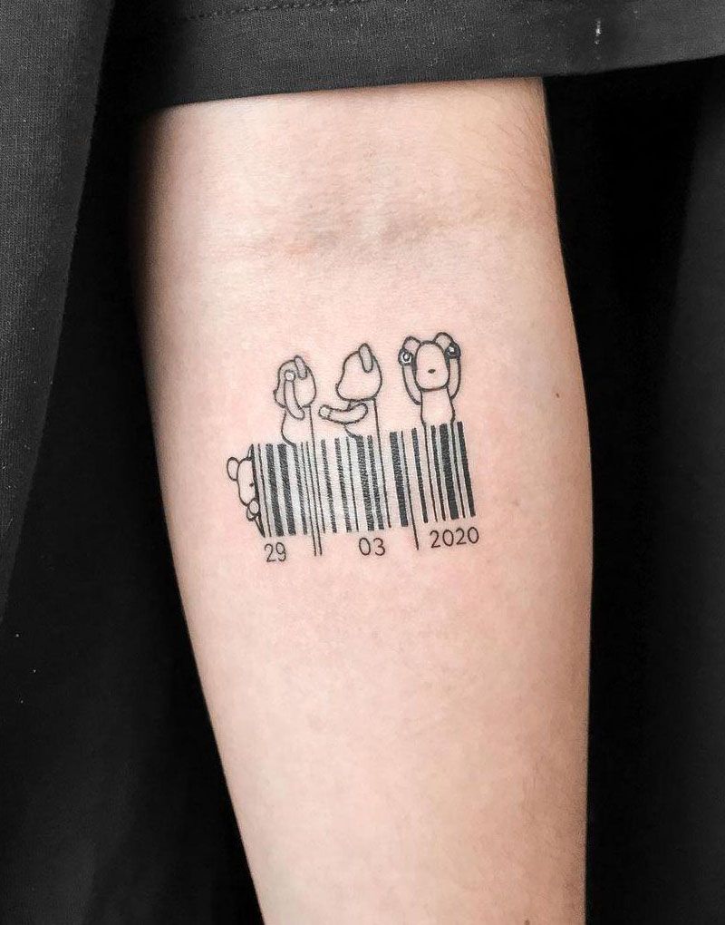 30 Unique Barcode Tattoos You Can Copy