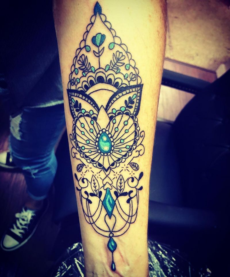 30 Gorgeous Gemstone Tattoos You Must See