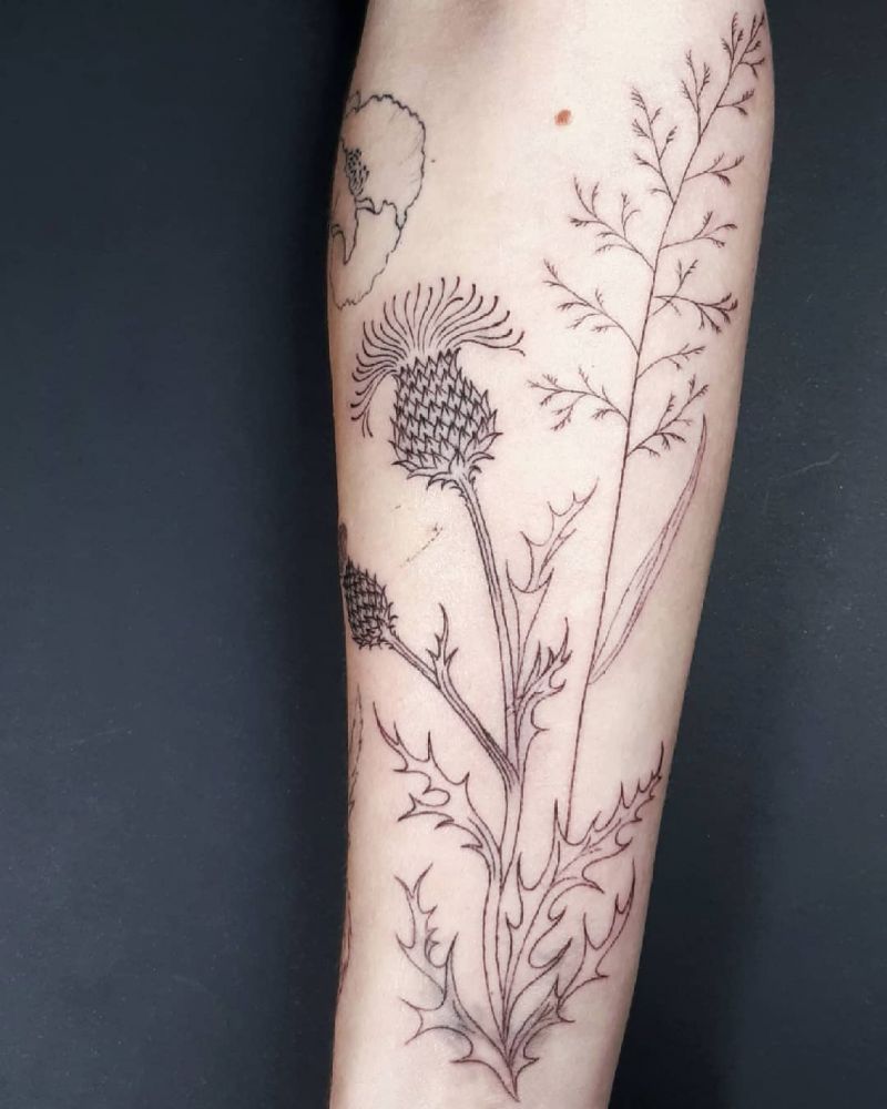 30 Pretty Grass Tattoos You Can’t Miss