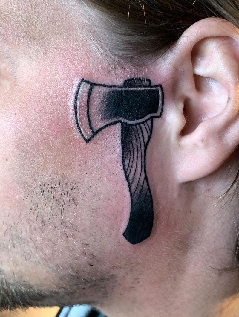 30 Gorgeous Hatchet Tattoos to Inspire You