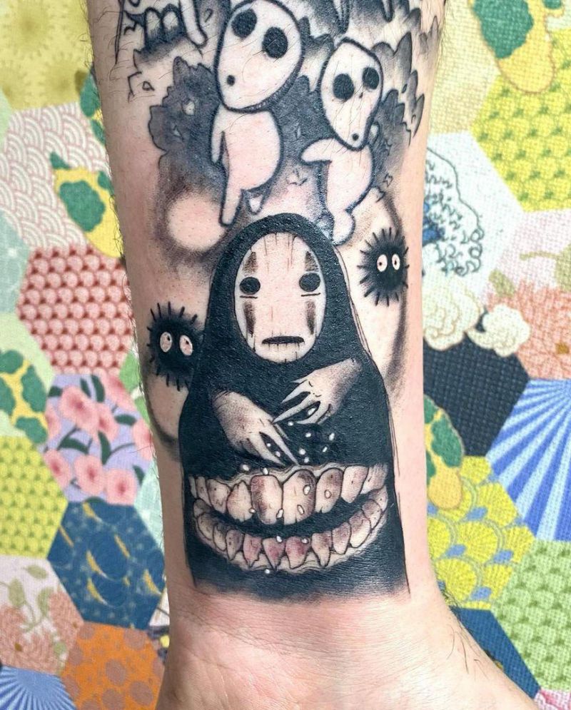 30 Cute Kaonashi Tattoos Make You Attractive