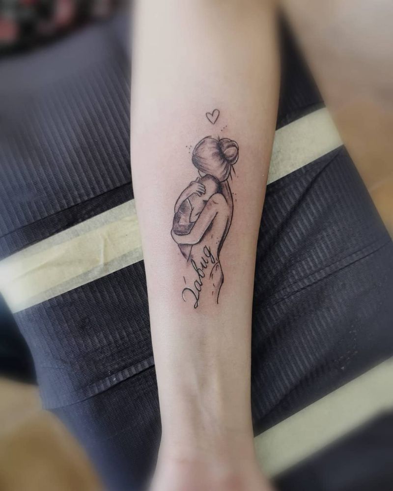 30 Delicate Mother Love Tattoos You Won't Regret