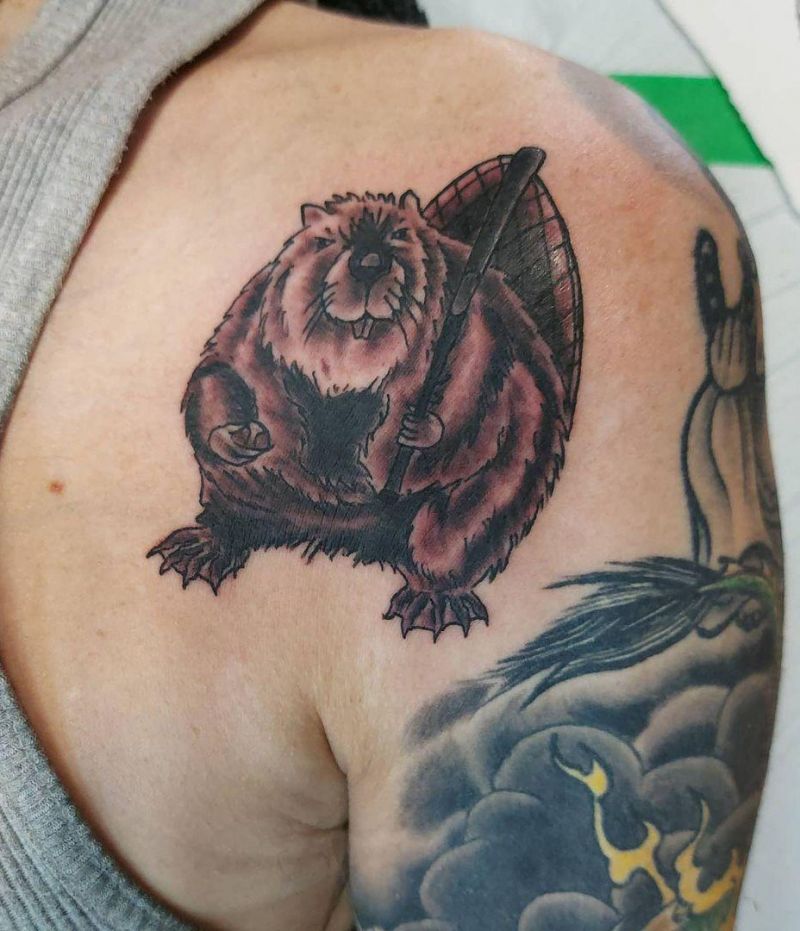 30 Cute Beaver Tattoos You Can’t Miss