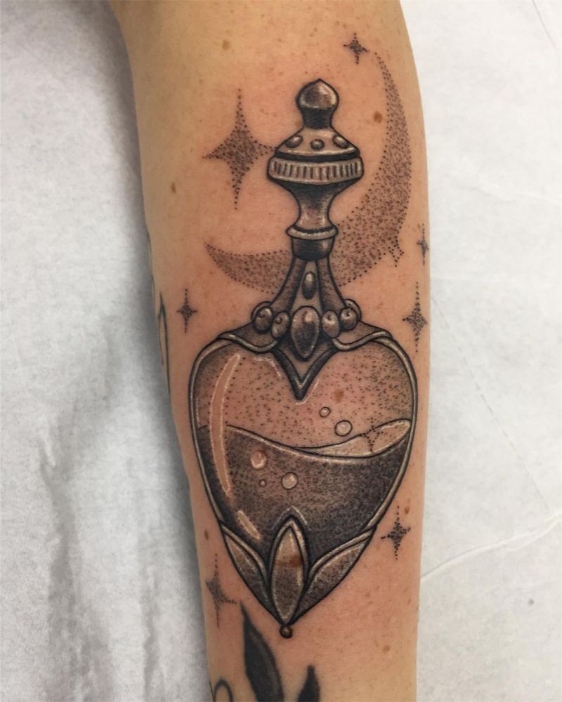 30 Pretty Bottle Tattoos You Will Love