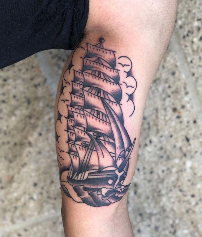 30 Gorgeous Clipper Tattoos You Can’t Miss