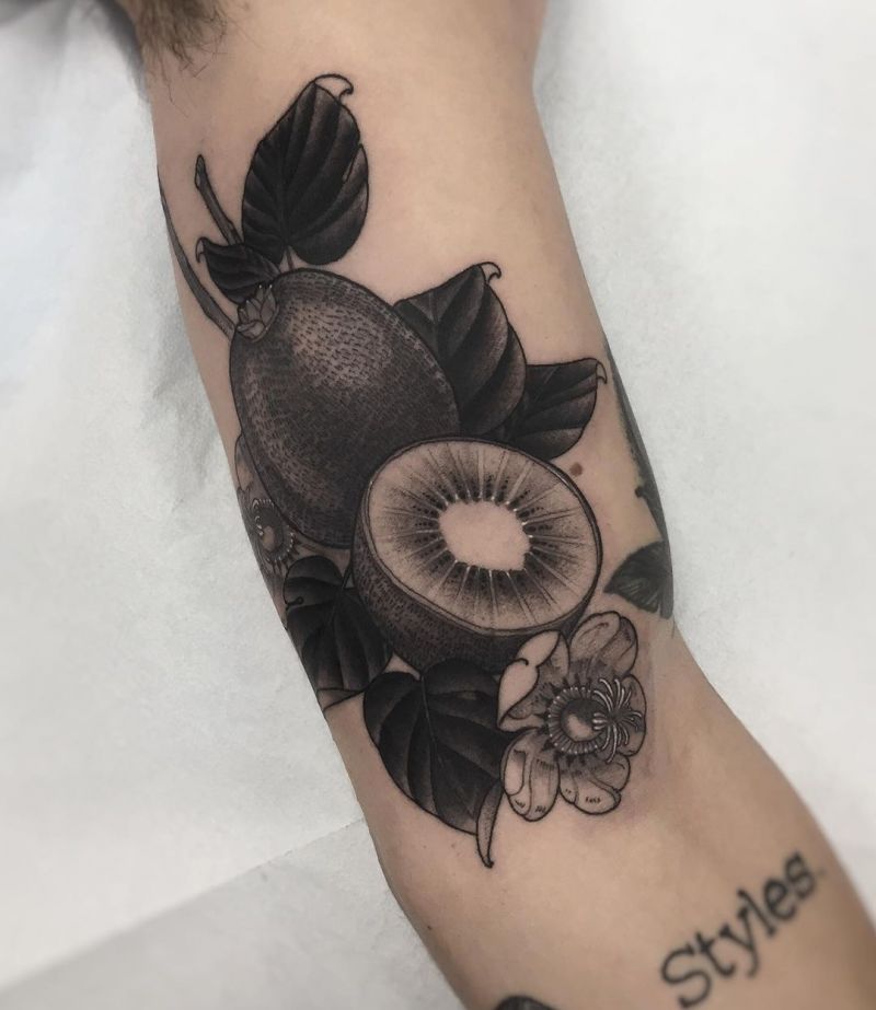 30 Pretty Kiwifruit Tattoos You Will Love