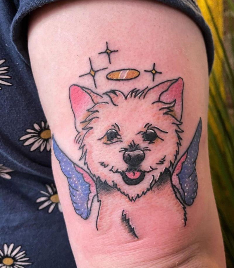 30 Cute Puppy Tattoos You Must Love