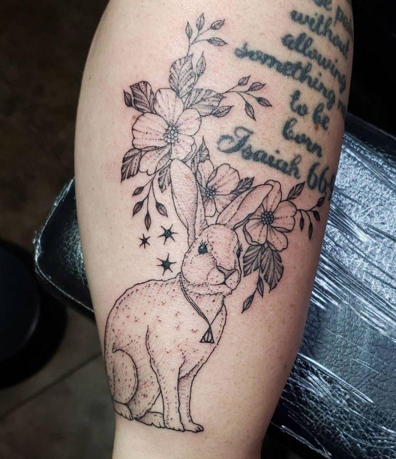 30 Wonderful Rabbit Tattoos Make You Attractive