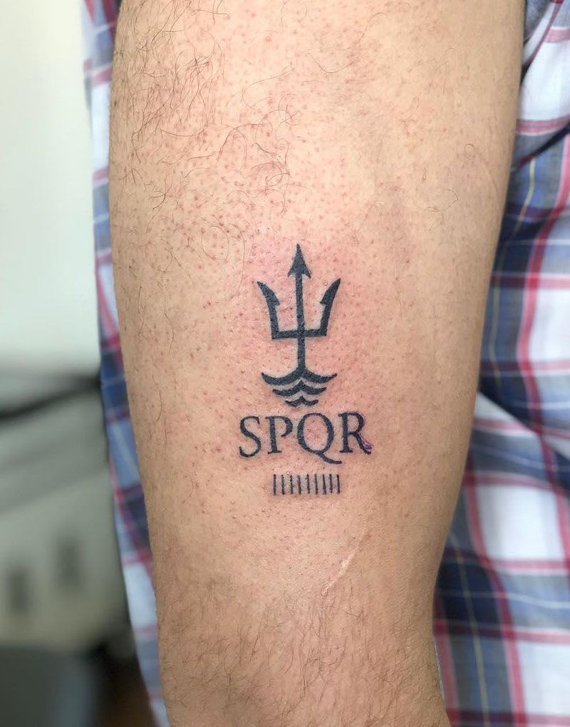 30 Unique SPQR Tattoos You Must See