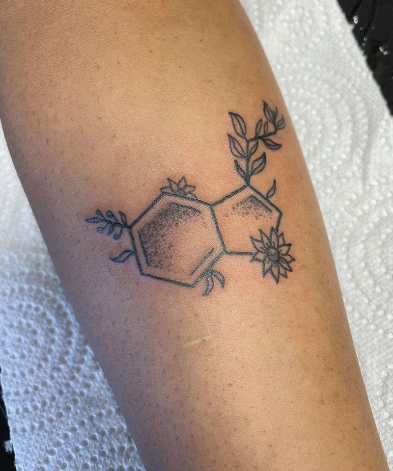 30 Pretty Serotonin Tattoos You Can't Miss