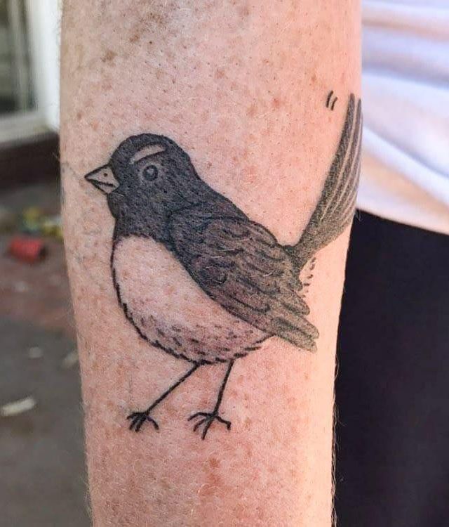 30 Pretty Willy Wagtail Tattoos You Must Love