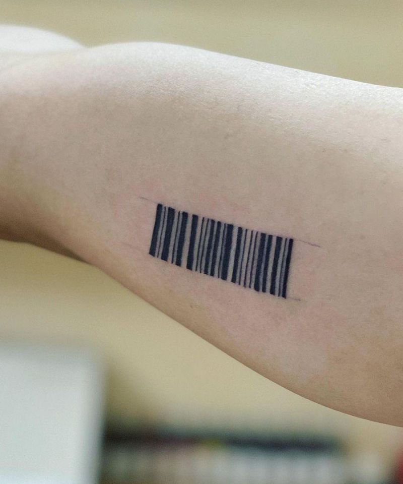 30 Unique Barcode Tattoos You Can Copy