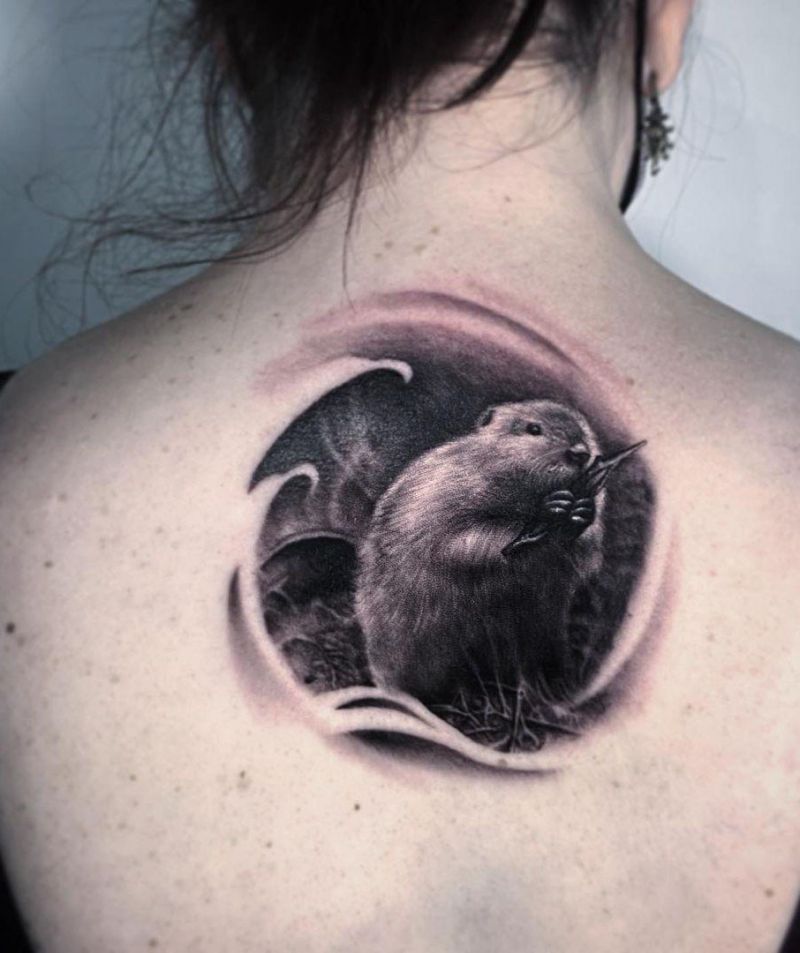 30 Cute Beaver Tattoos You Can’t Miss