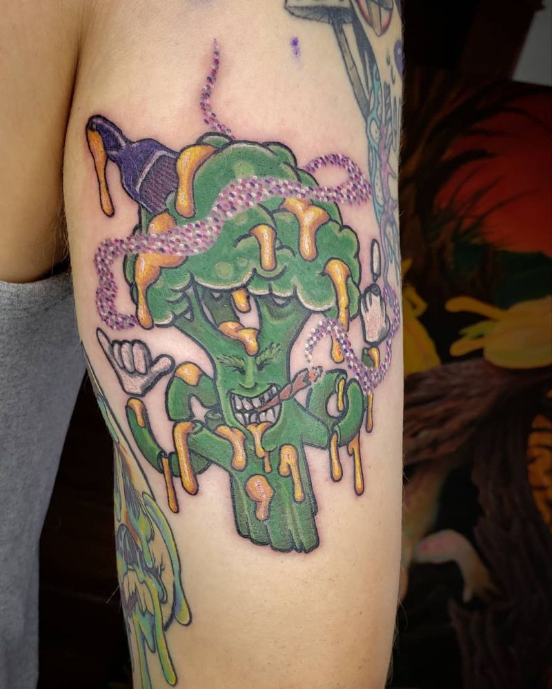 30 Pretty Broccoli Tattoos You Will Love