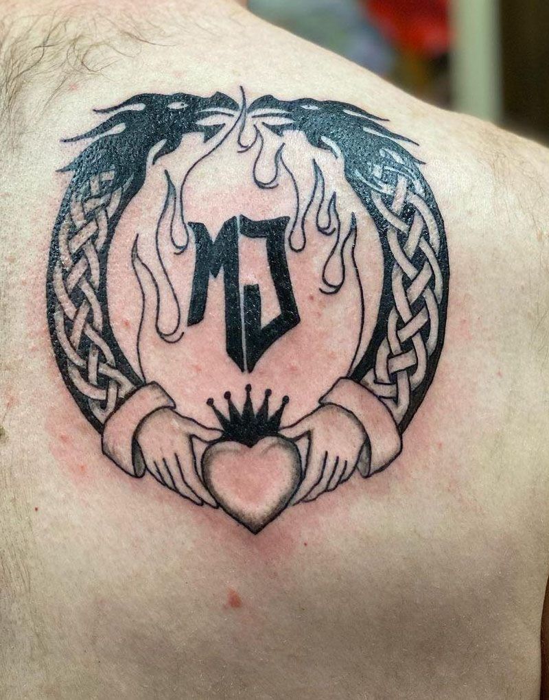 30 Pretty Claddagh Tattoos You Must Love