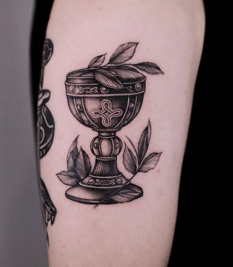 30 Pretty Cup Tattoos You Can’t Miss