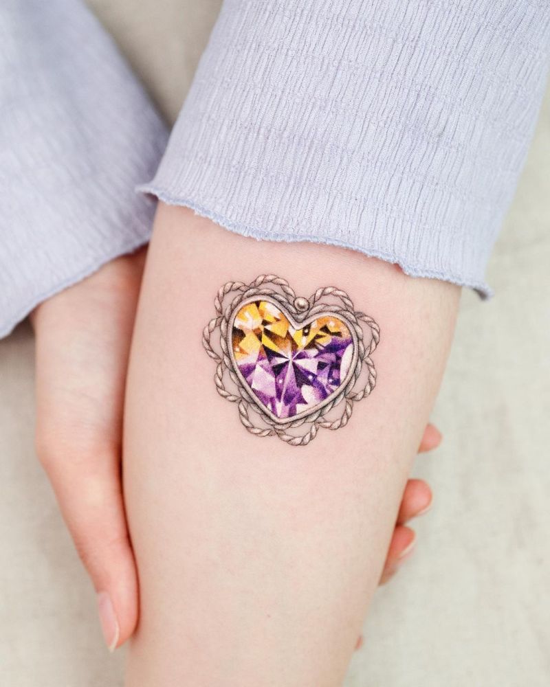 30 Gorgeous Gemstone Tattoos You Must See