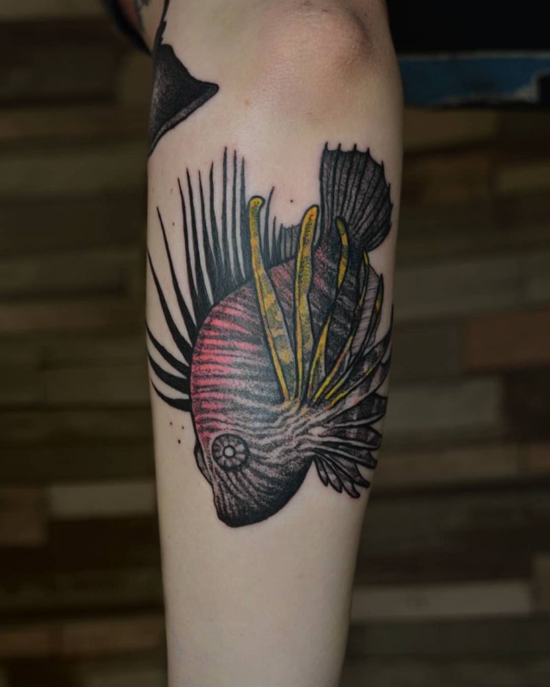 30 Gorgeous Lionfish Tattoos You Must Love