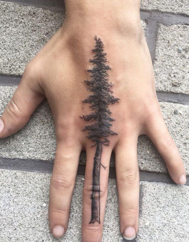 30 Pretty Spruce Tattoos You Can Copy